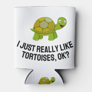 Porta-lata Eu Gosto Muito De Torturas Ok Tortoise Bonita