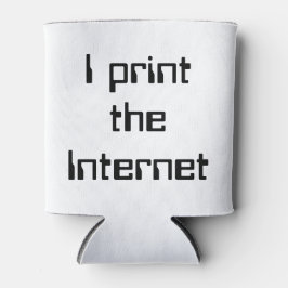 Porta-lata Eu impressão a Internet