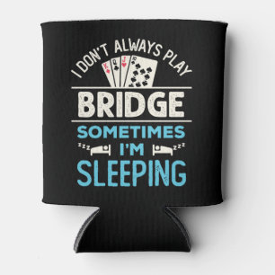 Porta-lata Eu nem sempre toco jogo de cartas de jogador engra