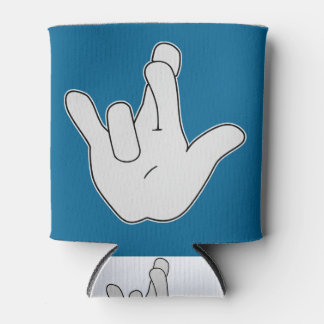 Porta-lata Eu realmente te amo ASL 2 ©WhiteTigerLLC.Com