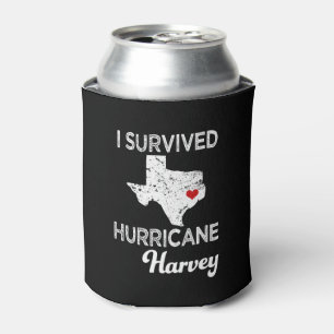 Porta-lata Eu sobrevivi ao furacão Harvey posso refrigerador
