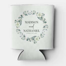 Porta-lata Eucalipto Verde Deixa Casamento Botânico Verde