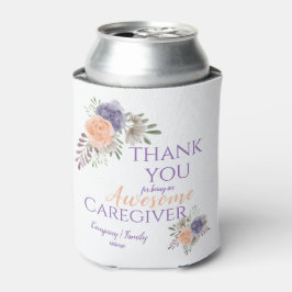 Porta-lata Excelente Apreciação De Cuidador Floral Obrigado