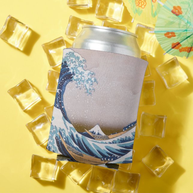 Porta-lata Excelente de Tsunami Wave fora de Kanagawa Japão p (Verão in situ)