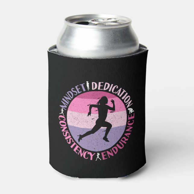 Porta-lata Executando Mindset - Cota de Resistência Girly Run (Can Front)