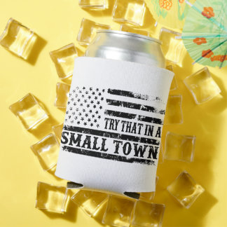 Porta-lata Experimente isso numa pequena cidade, Foam Can Coo