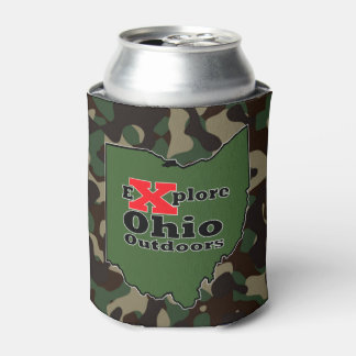 Porta-lata Explore Ohio Outdoor Camouflage Can Cooler