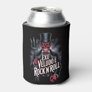 Porta-lata Exu Veludo é Rock'N'Roll #1