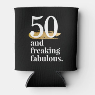 Porta-lata Fabulosa Era Personalizada De Aniversário Coozie