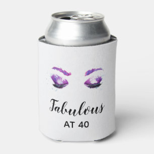 Porta-lata Fabuloso a 40 Olhos Glamorosos Aquarela