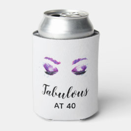 Porta-lata Fabuloso a 40 Olhos Glamourosos Aquarela