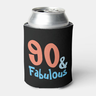 Porta-lata Fabuloso Aniversário Preto