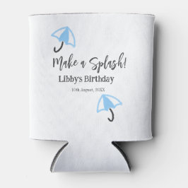 Porta-lata Faça o aniversário da piscina de verão do guarda-c