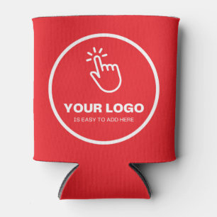 Porta-lata Fácil carregar seu logotipo, personalizado, mínimo