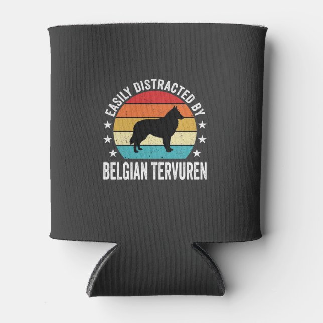 Porta-lata Facilmente Distraído Pelo Cão Tervuren Belga (Frente)