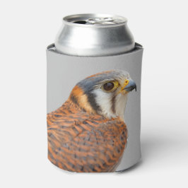 Porta-lata Falcão Americano Kestrel Sparrowhawwawk espantoso