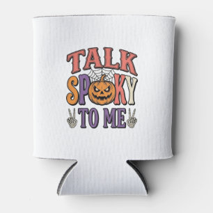 Porta-lata Fale Assustador Comigo Camisa Vintage de Halloween