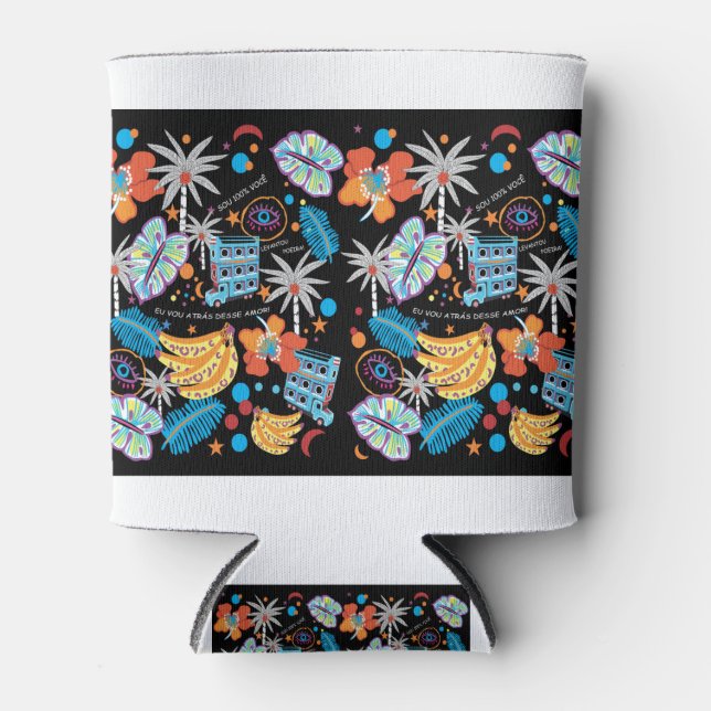 Porta-lata fall print (Frente)