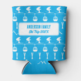 Porta-lata Family Ski Vacation Souvenir