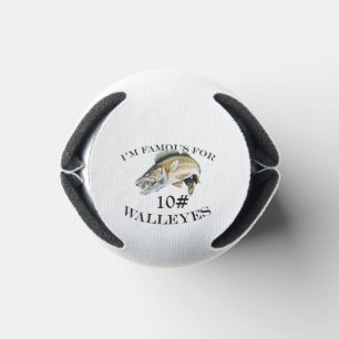Porta-lata Famosos para Walleyes de 10 LB personalizados