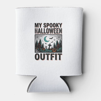 Porta-lata Fantasia Assustadora de Halloween Camiseta Vintage