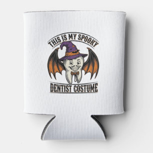 Porta-lata Fantasias de Dentista Assustador Camisa de Dia das