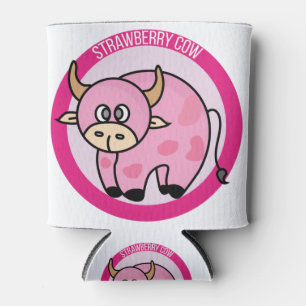 Porta-lata Fantasias de Vaca Morango Ideias de Design Fofo Ca