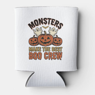 Porta-lata Fantasma de Halloween Abóbora Gravura Vintage Cami