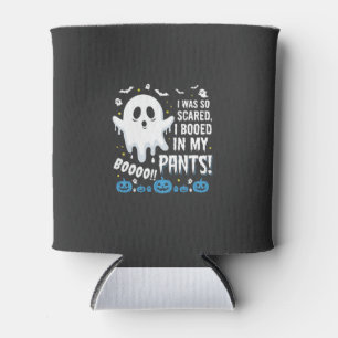 Porta-lata Fantasma de Halloween Eu Xinguei Meu Design de Cal