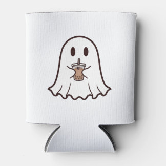 Porta-lata Fantasma de Halloween Fofo Com Boba