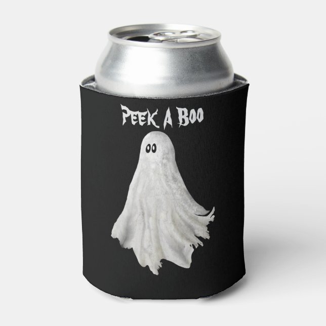 Porta-lata Fantasma Engraçado Do Passado De Halloween (Can Front)