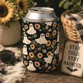 Porta-lata Fantasmas Góticos de Verão & Girassóis Assustadore