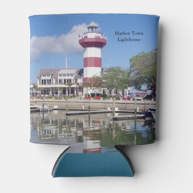 Porta-lata Farol da cidade de Harbor pode resfriar (Frente)