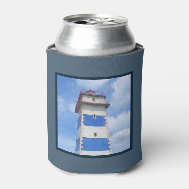 Porta-lata Farol de aquarela (Can Front)