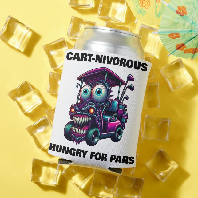 Porta-lata Fãs de esportes dotados de bonitos monstros de gol (Verão in situ)