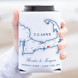 Porta-lata Favor de casamento em Dennis Port Cape Cod