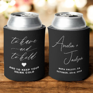 Porta-lata Favor de Casamento Para Ter e Para Segurar