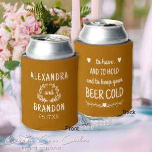 Porta-lata Favor de Casamento Personalizado