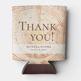 Porta-lata Favor de Casamento Personalizado Obrigado Fatia de