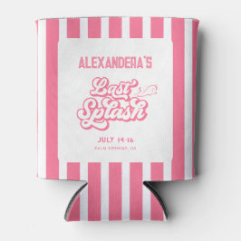 Porta-lata Favor de despedida de solteira rosa último resping