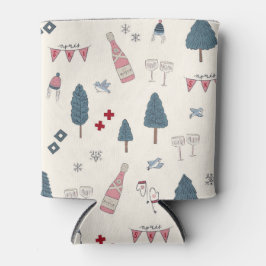 Porta-lata Favor de festa de despedida de solteira de inverno