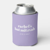 Favor Personalizado do Bat Mitzvah, Lavanda Roxo M