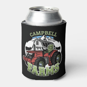 Porta-lata Fazenda Fazenda Country Nome Personalizado Trator