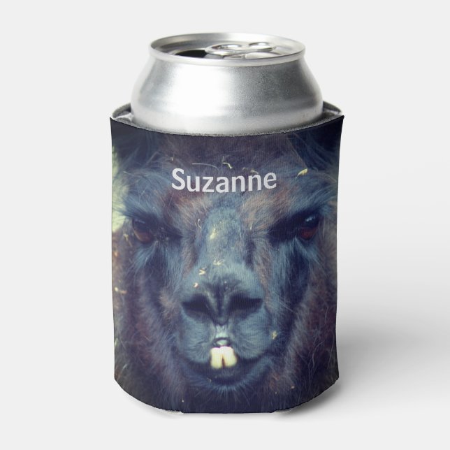 Porta-lata Fazenda Preta Llama Personalizada (Can Front)