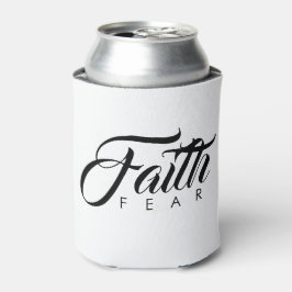 Porta-lata Fé sobre o Medo Branco