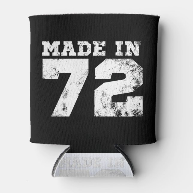 Porta-lata Feito em 1972, 52º aniversário (Frente)