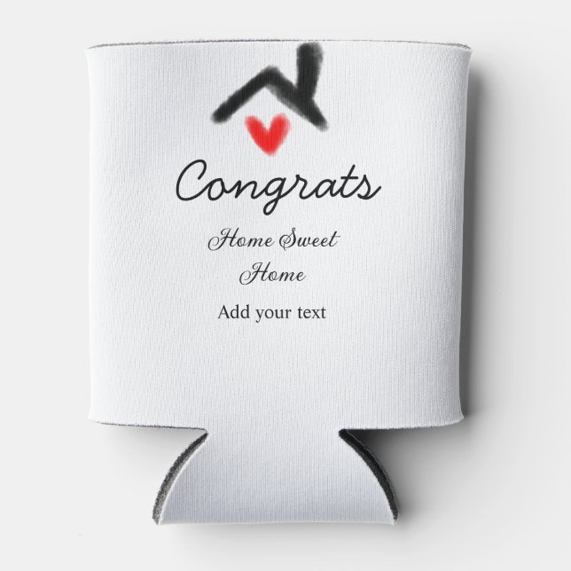 Porta-lata Felicita o novo proprietário imobiliário a inaugur (Frente)