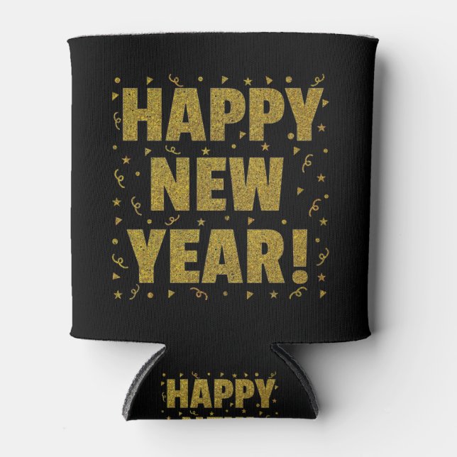 Porta-lata Feliz ano novo (Frente)