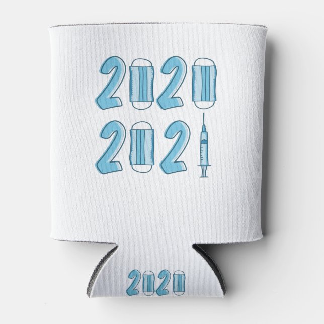 Porta-lata feliz ano novo 2021 (Frente)