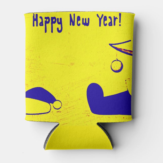 Porta-lata Feliz ano novo Coos (Frente)